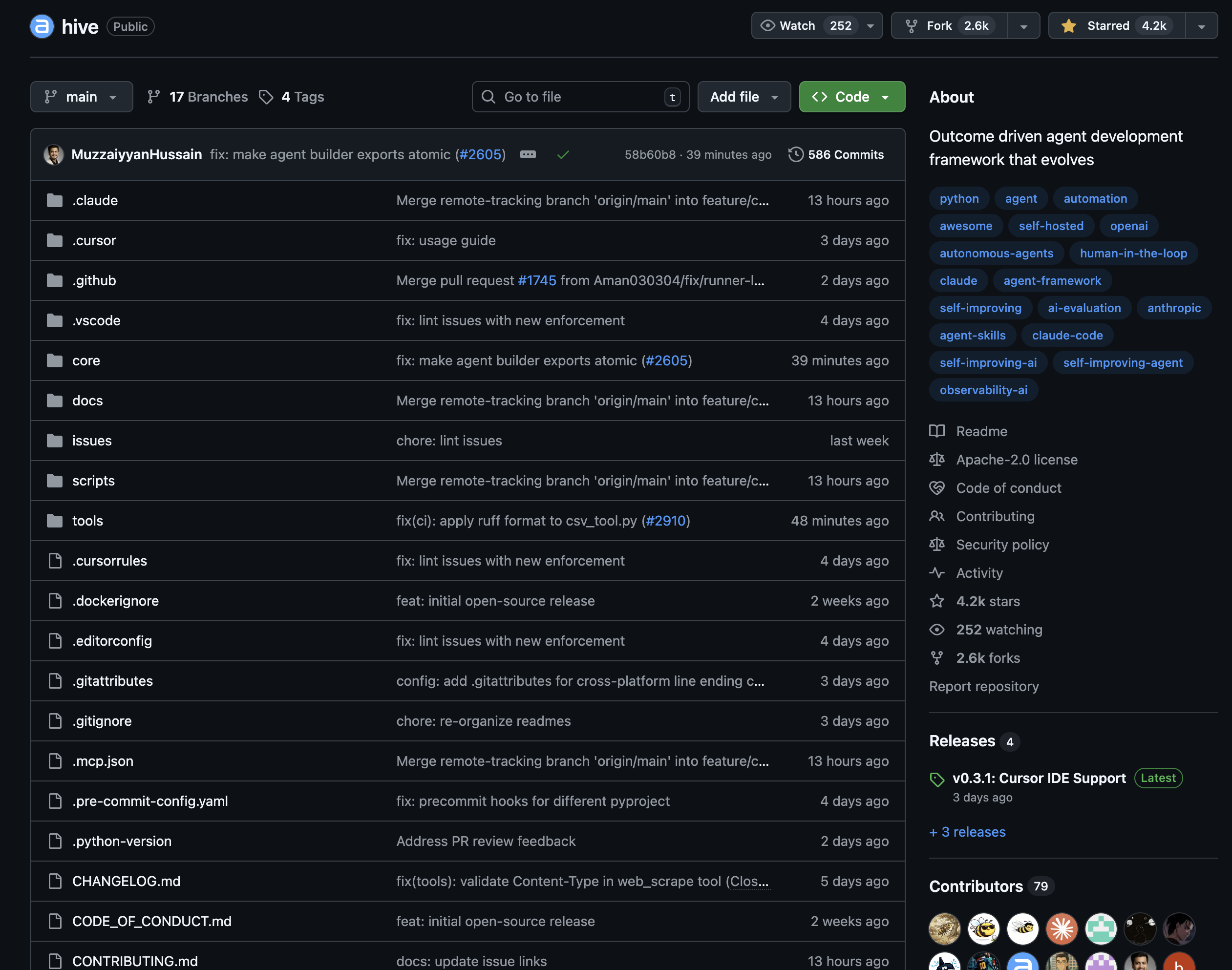 Hive - AI Agent Framework